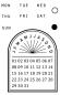 Preview: clear stamp set ewiger kalender als sunrise edition für planer und journals. kann als kalender oder habit tracker benutzt werden ud passt in jedes journal