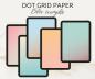 Preview: Digitales Papier Set - Punktraster in 15 Farbverläufen auf A4, A5, Letter, Half Letter