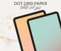 Preview: Digitales Papier Set - Punktraster in 15 Farbverläufen auf A4, A5, Letter, Half Letter