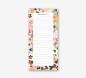 Preview: notizblock einkaufsliste shopping liste din lang poppy love rot schwarz