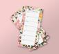 Preview: Notepad - Weekly meal planner, Hellebores