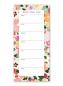 Preview: weekly meal planner notepad with the pattern folklore flowers red