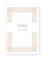 Preview: Notecards - Vintage frame "Delicate moroccan tile", 25 pieces