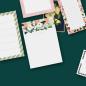 Preview: Personalisierter Notizblock A5, Hellebores oben