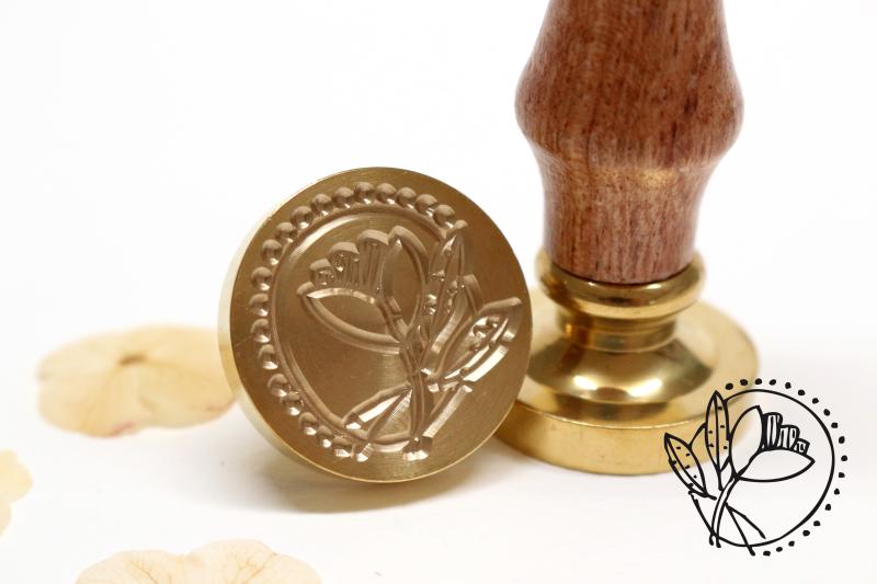 Wax seal stamp - Tulip, limited edition