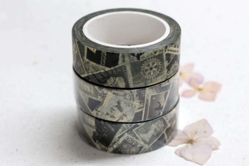 Washi Tape - Antique stamps
