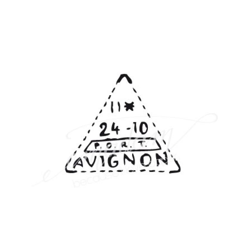 Rubber stamp - Triangle Avignon