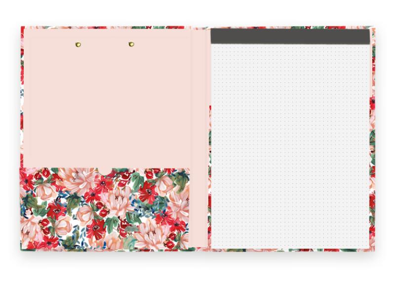 Clipfolio for A4/letter, Summer Floral