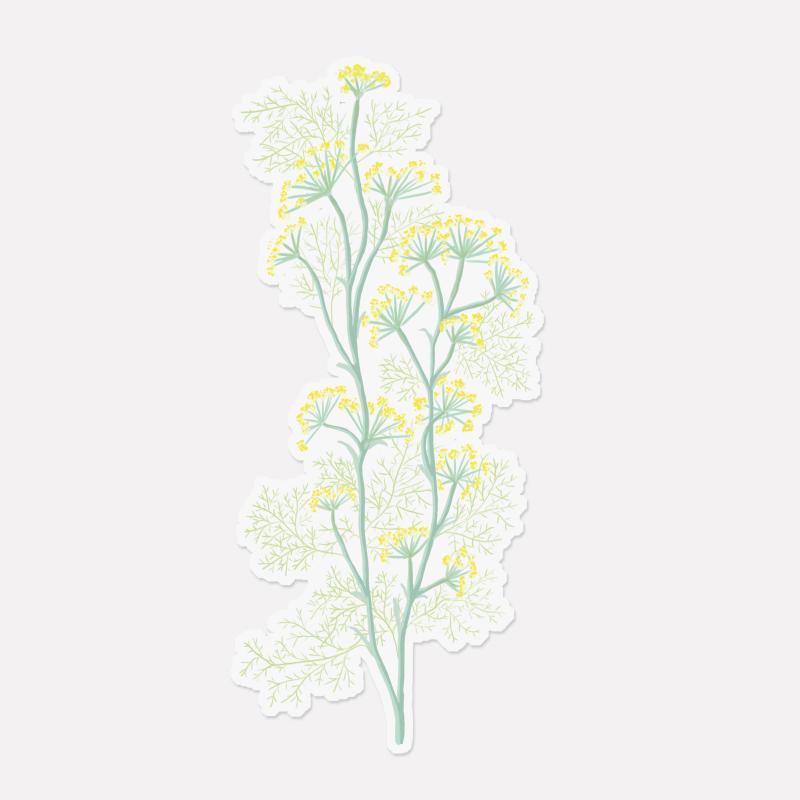 Aufkleber mit zwei lila Allium