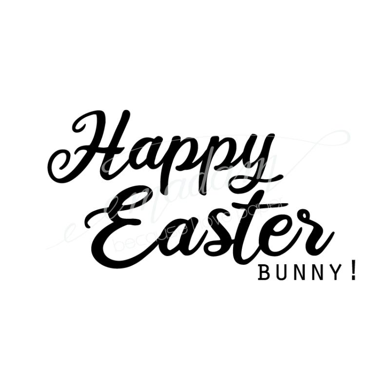 Stempel - Happy easter bunny!