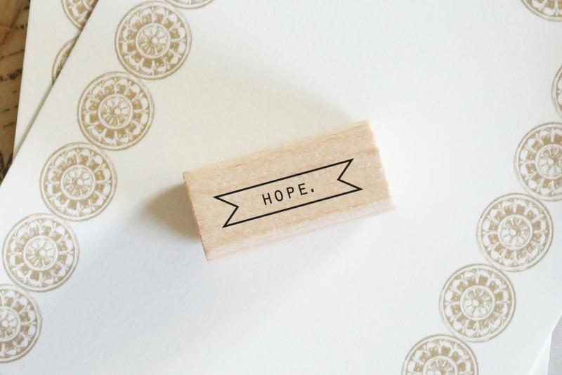 Rubber stamp - Hope