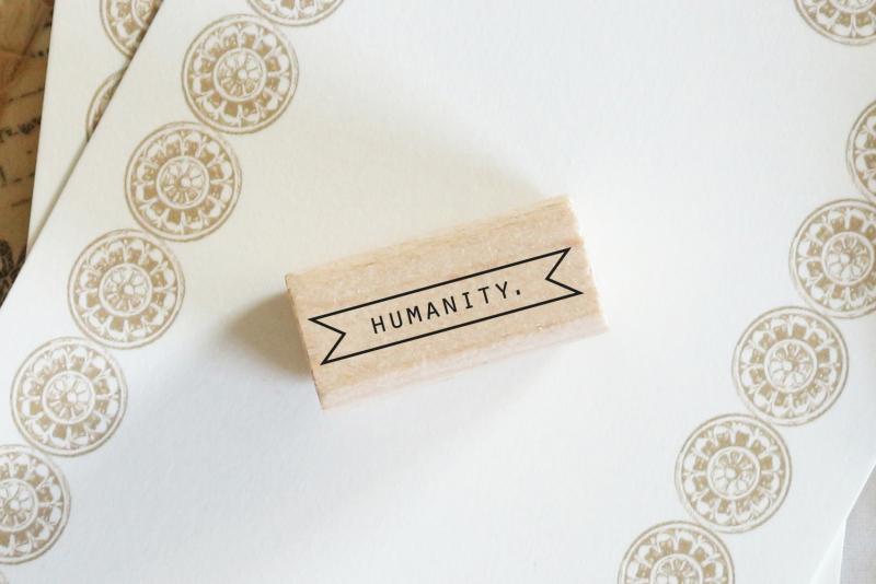 Rubber stamp - Humanity