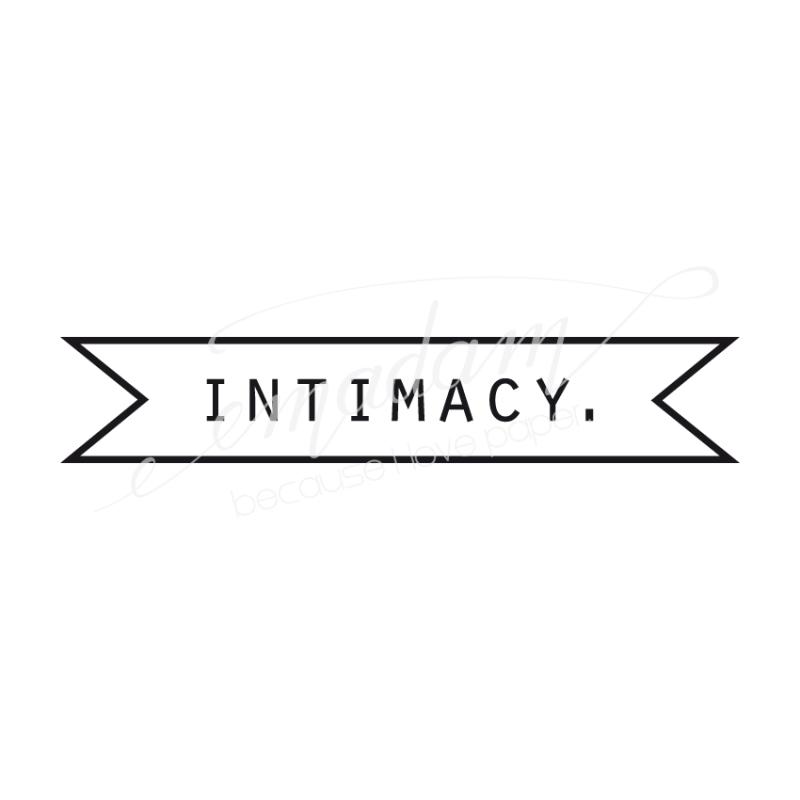 Rubber stamp - Intimacy