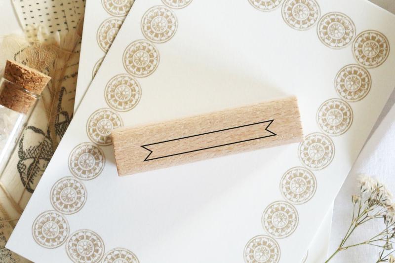 Rubber stamp - Small banner