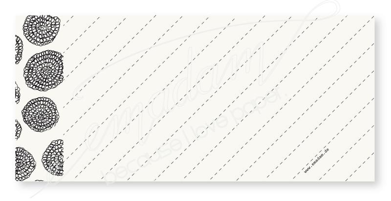 Notepad - Diagonal ruling with loop pattern