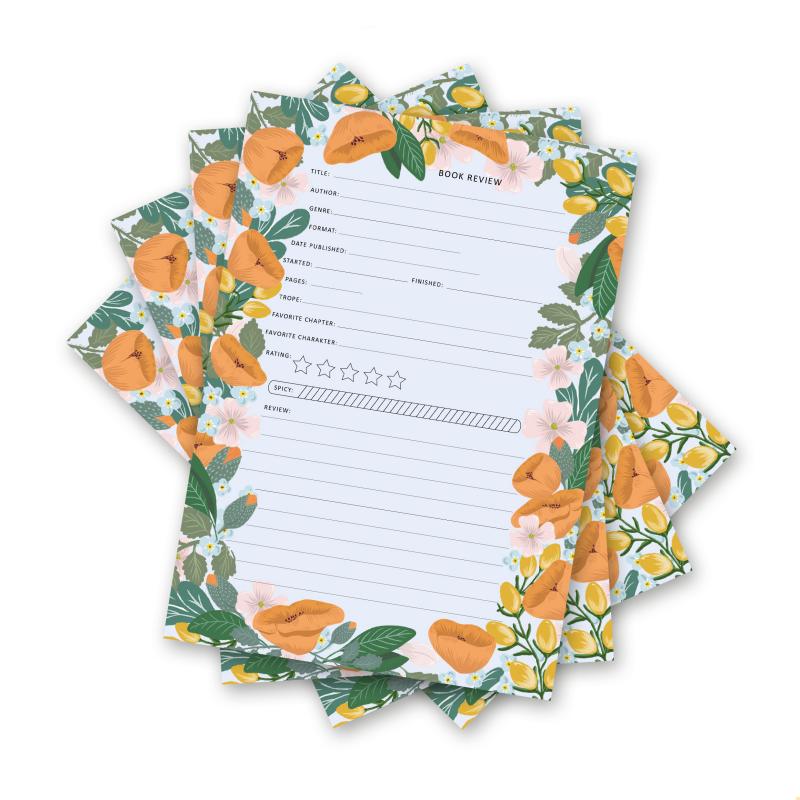 Notepad - Book Review, A5
