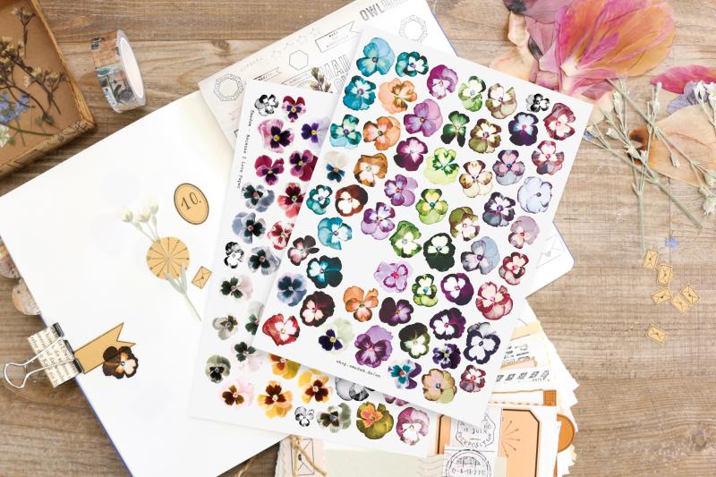Stickersheet - Pansy collection Vol. 1