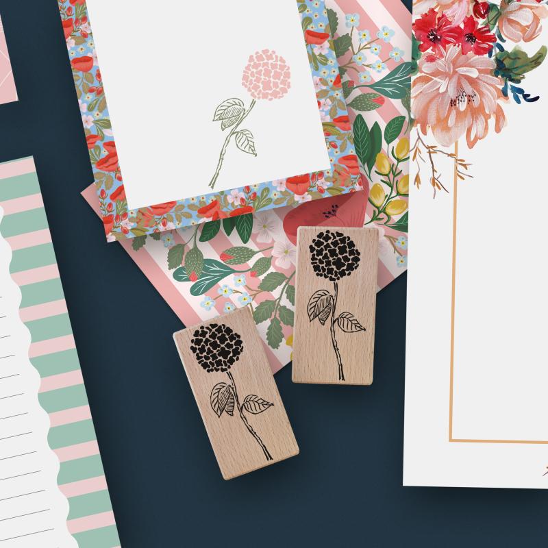 Preview: Rubber stamp - Hydrangea