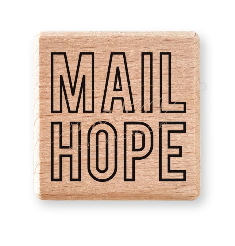 Rubber stamp - MAIL HOPE