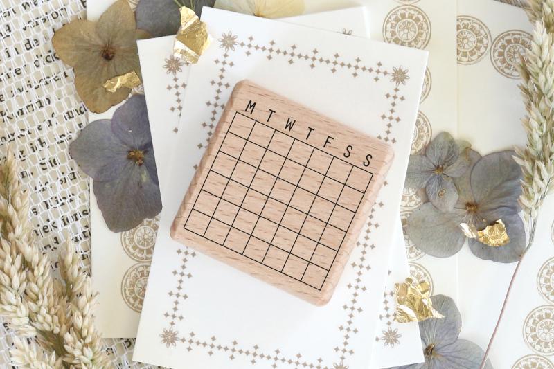 Stempel - Monatstabelle für 0.5 Raster