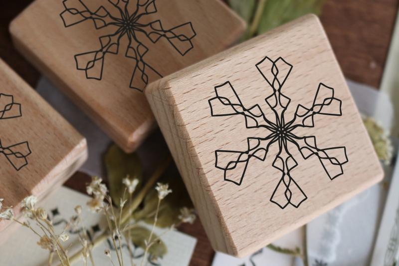 Rubber stamp - Snowflake No. 8