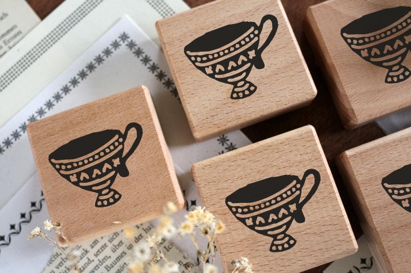 rubber stamp_cup of tea