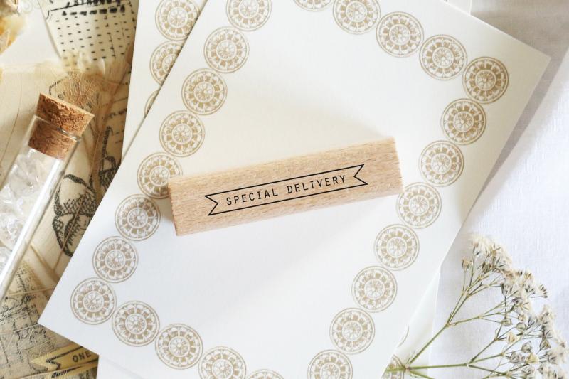 Rubber stamp - "Special delivery" Banner