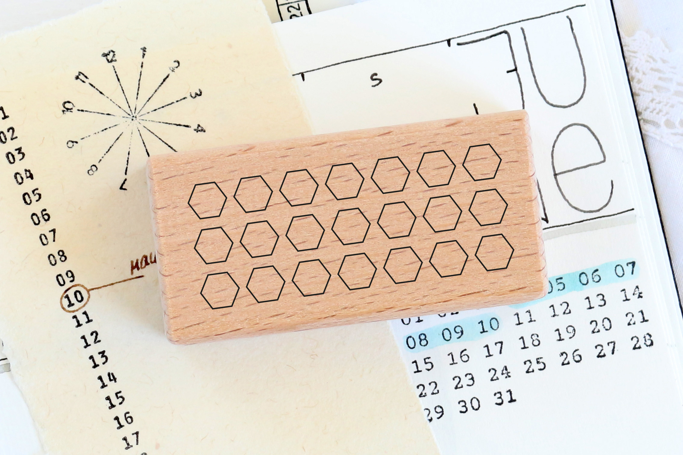 Rubber Stamp Small Hexagon Tracker Perpetual Calendar Perpetual Stamp Immerwahrender Kalender Immerwahrender Stempel Habit Tracker Tracker Stamp Habit Stamp Stamp Rubber Stamp Date Stamp Time Stamp Planner Stamp Monthly Stamp Weekly