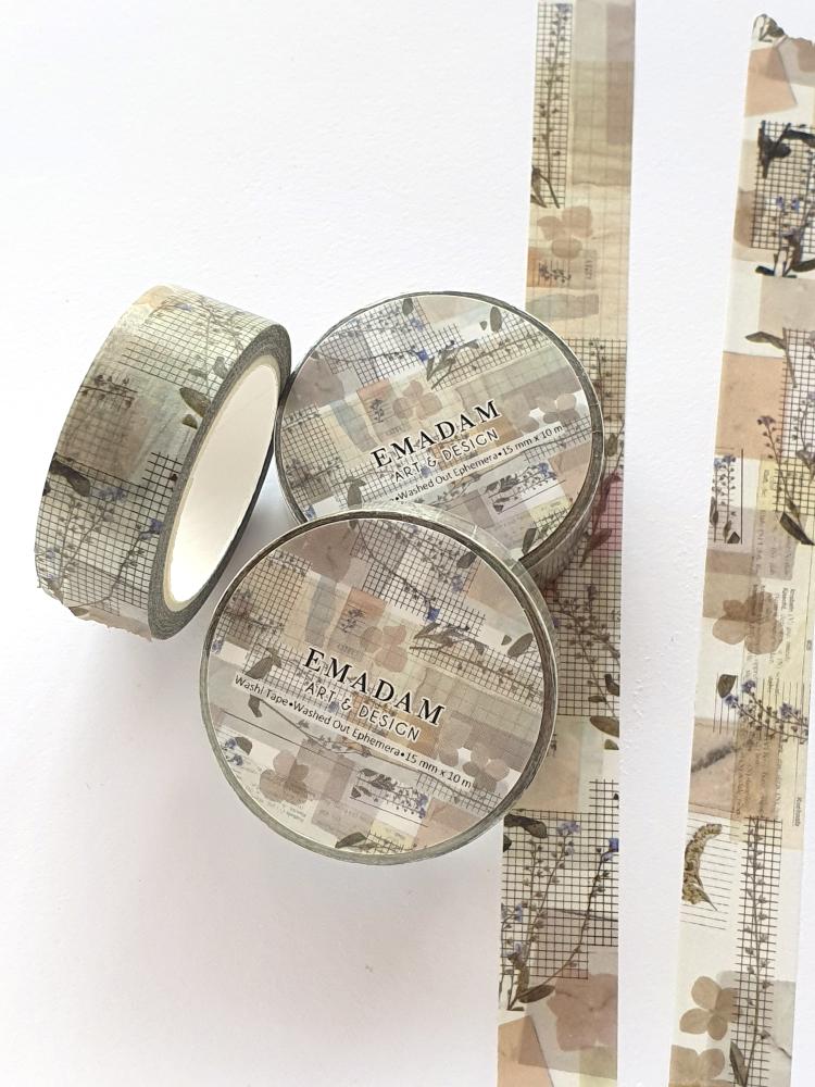 Washi Tape - Washed Out Ephemera