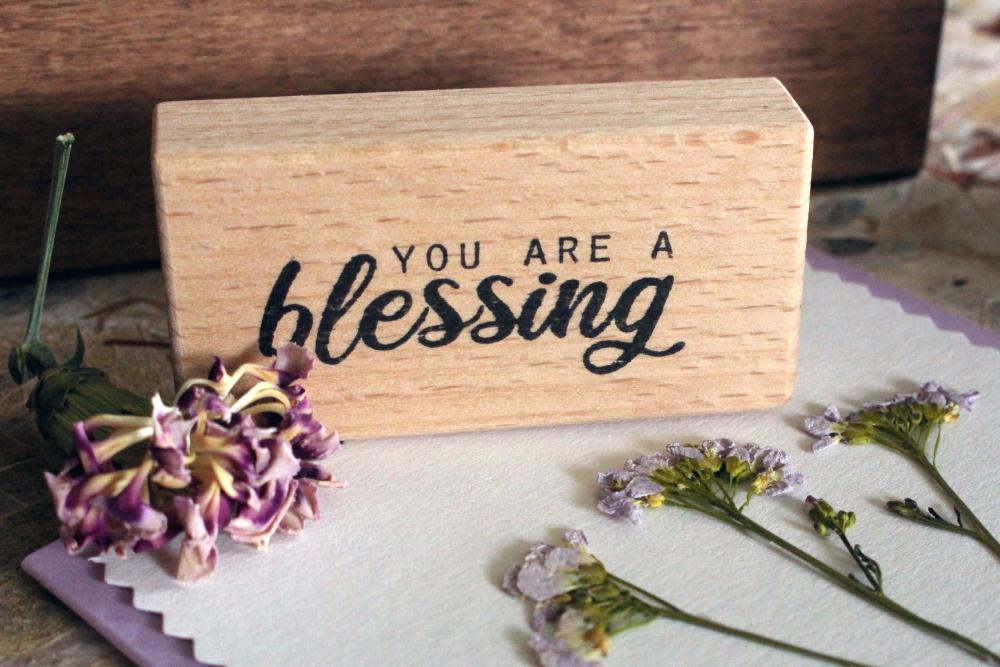 Rubber stamp - You are a blessing