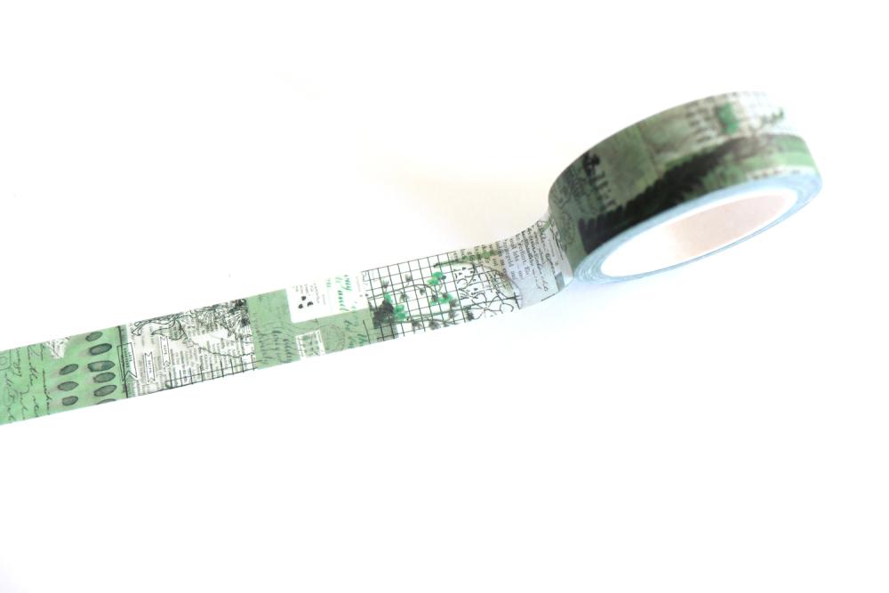 Washi Tape - Green Ephemera