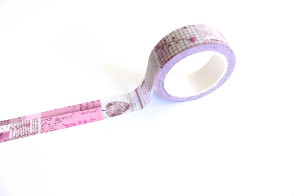 Washi Tape - Pink Ephemera