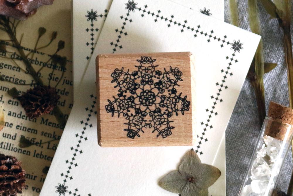 Rubber stamp - Scribble-Star