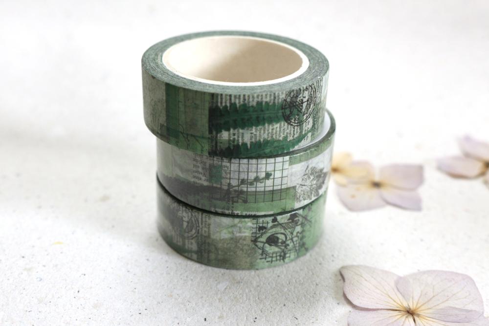 Washi Tape - Green Ephemera