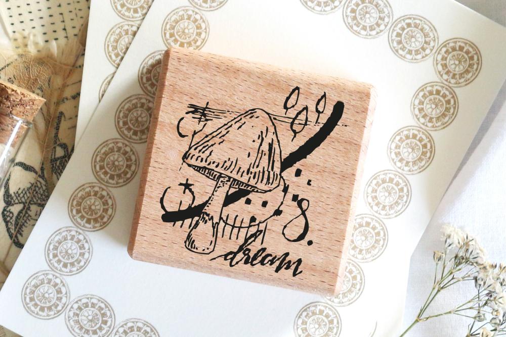 Rubber stamp - Abstract floral No. 70