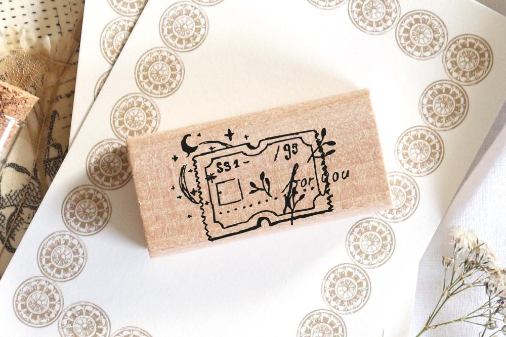Rubber stamp - Abstract floral No. 71