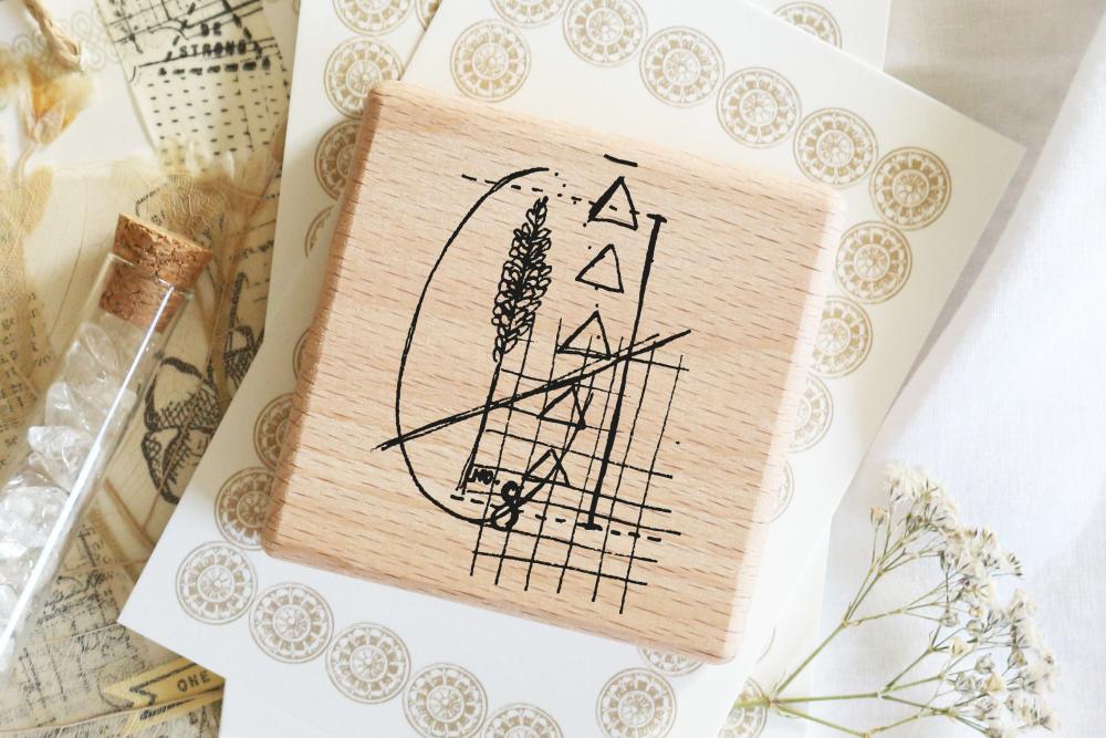 rubber stamp, stationery, vintage, abstract, stamp