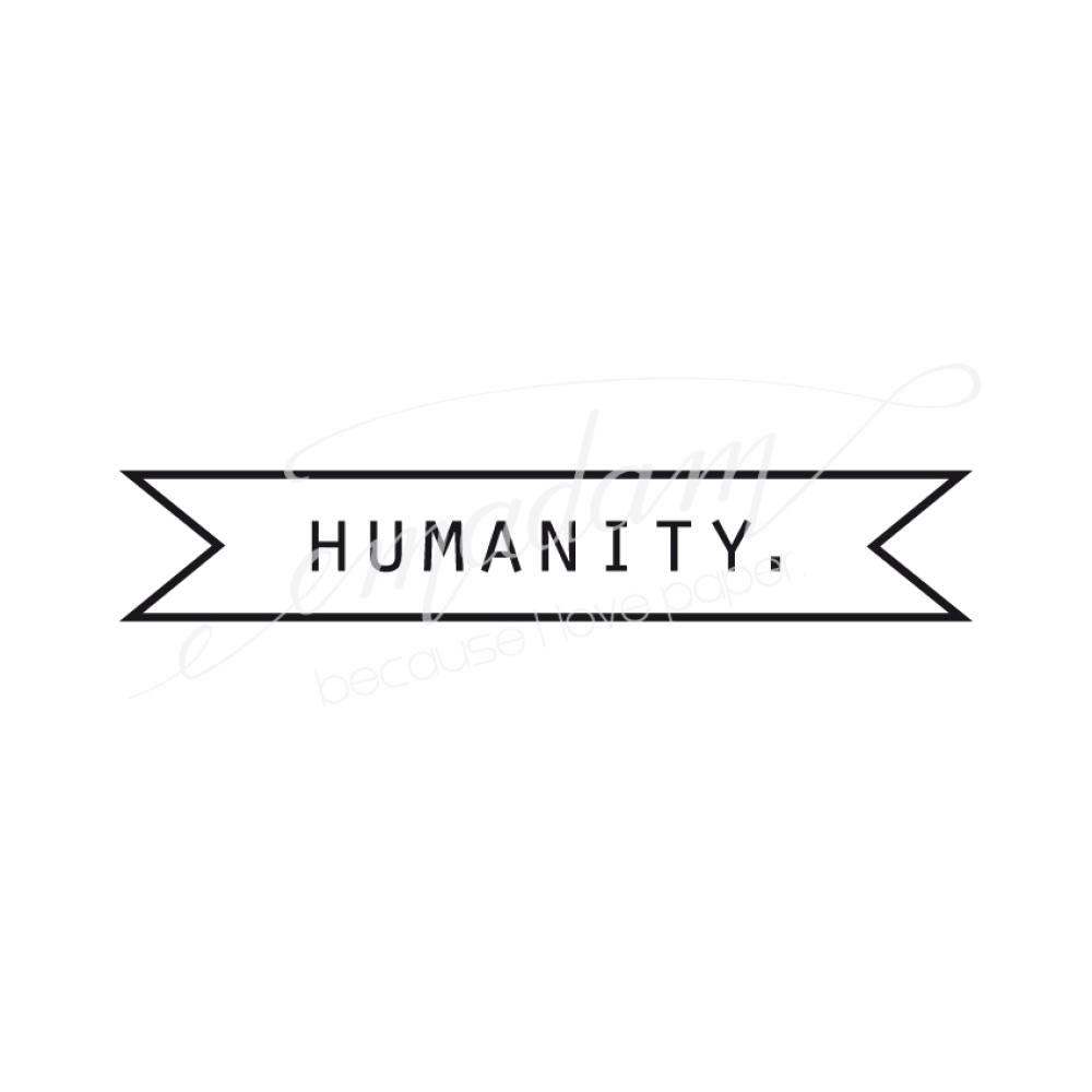Rubber stamp - Humanity