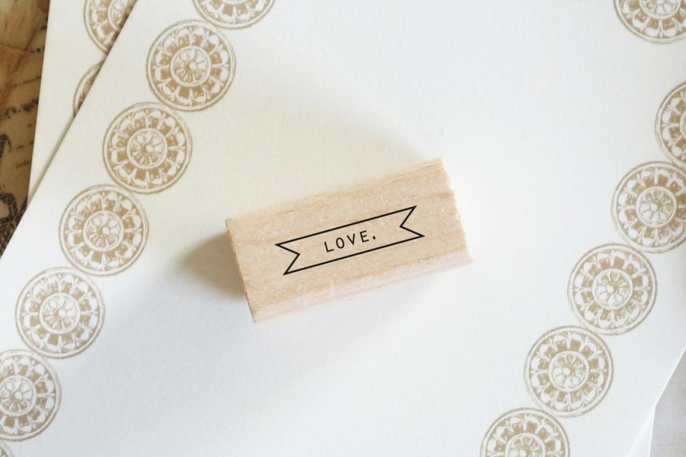 Rubber stamp - Love