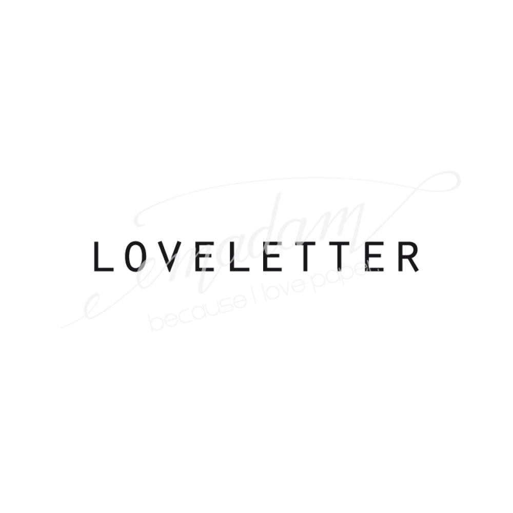 Rubber stamp - Loveletter
