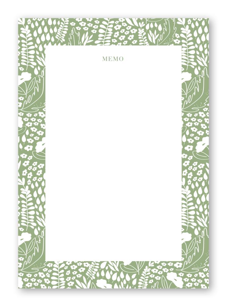 Notepad - Green Dreams, Memo, A6