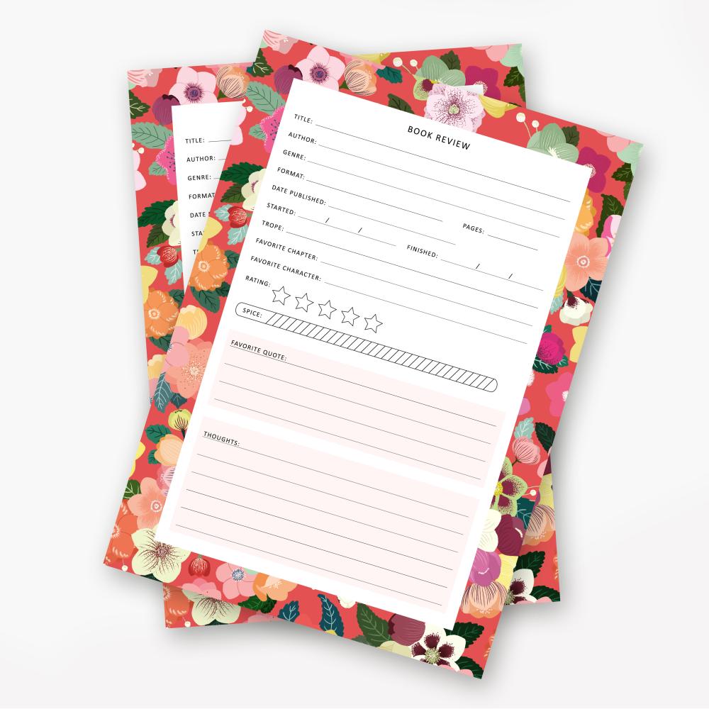 Notepad - Book Review, A5