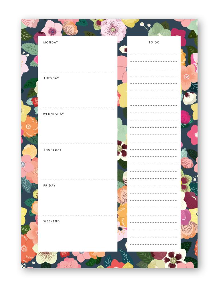 Notepad - Weekly planner, A5