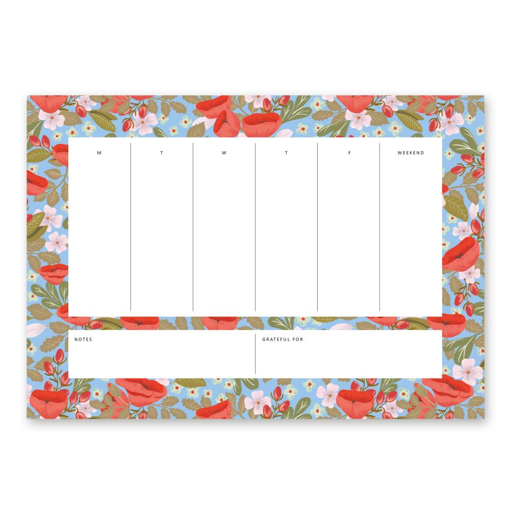 Notepad - Weekly planner with to do list, A4