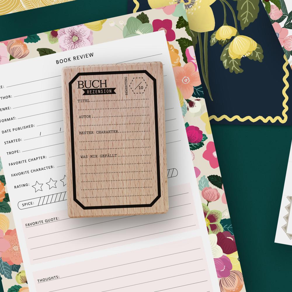 Rubber stamp - Book review (german version)