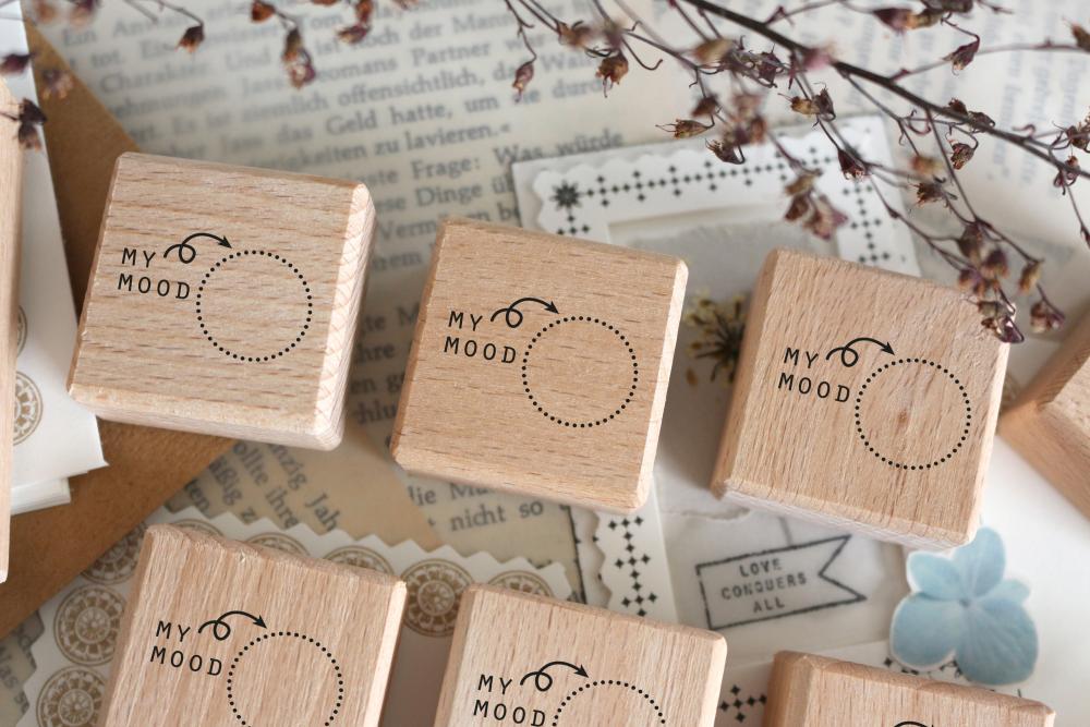 Rubber stamp - Moodtracker Circle