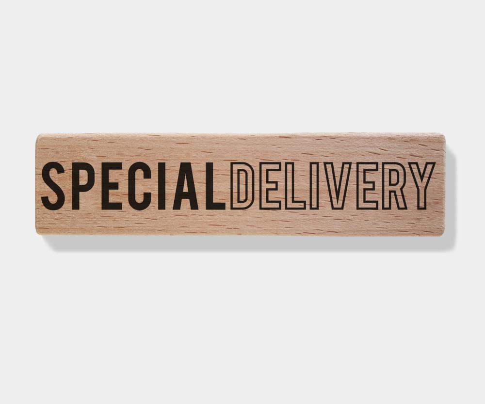 Rubber stamp - SPECIAL DELIVERY