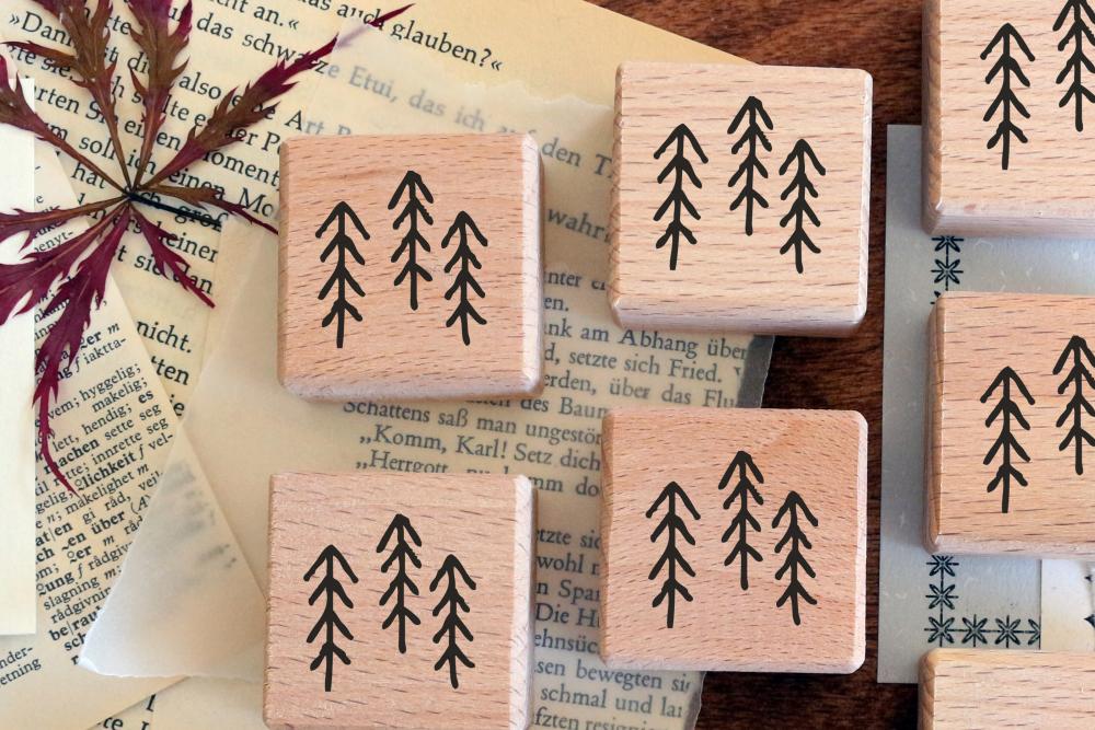 rubber stamp forest 2