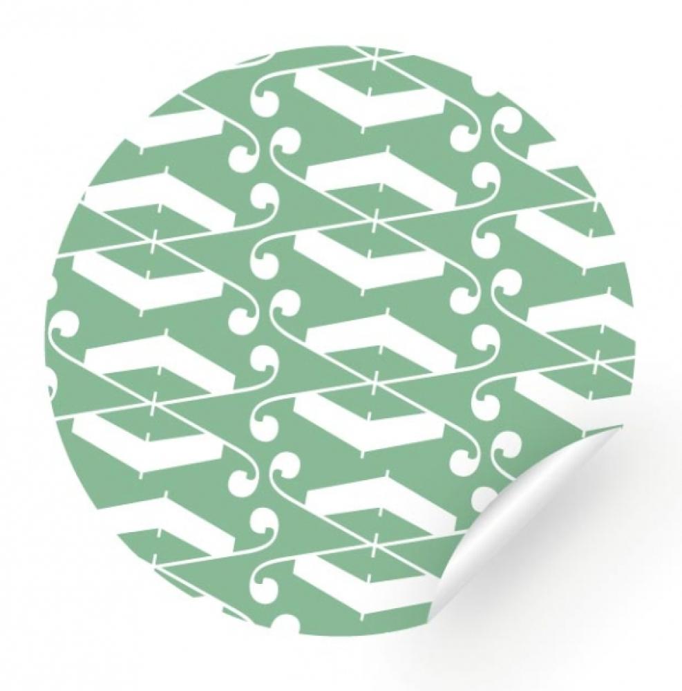 aufkleber sticker minty pattern