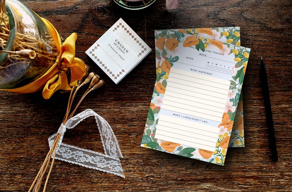 Notepad - Book Review, A5